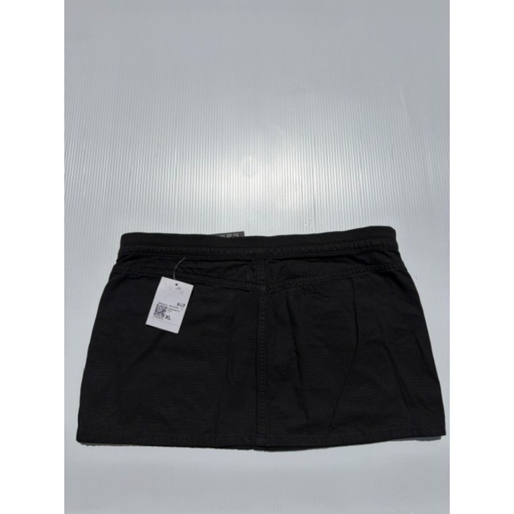 Forever 21 Skirt Size XL Womens Black Utility Cargo Pockets Mini Y2K 100% Cotton - Picture 5 of 12